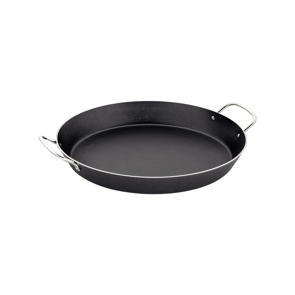 Paellera Tramontina Loreto em Alumínio com Revestimento Interno Antiaderente Starflon Max com Alças Metálicas Grafite 30 cm 2,5 L - Edição Especial